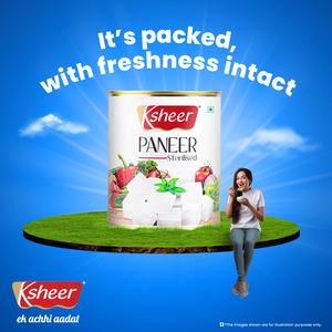 Ksheer Paneer || Tin Pack || 825 Grams