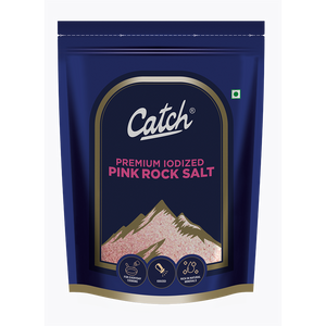 Catch Premium Iodized Pink Rock Salt || 1000 Grams