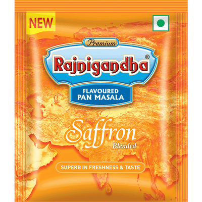 Rajnigandha Saffron Pan Masala || Pack of 10 || 15 Grams Each
