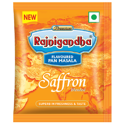 Rajnigandha Saffron Pan Masala || Pack of 40 || 2.2 Grams Each